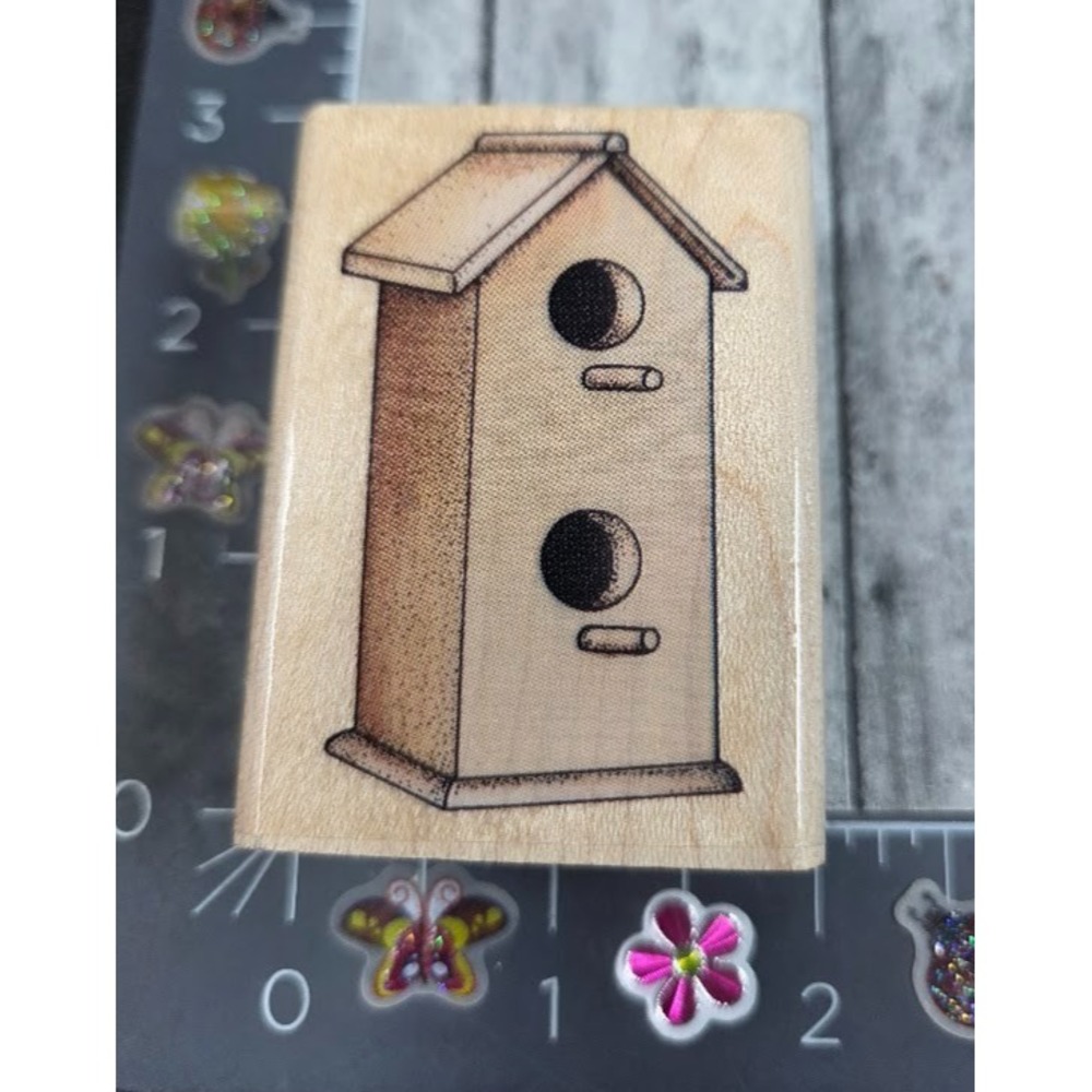 Rubber Stampede Birdhouse A1588D Rubber Stamp Wood #A21